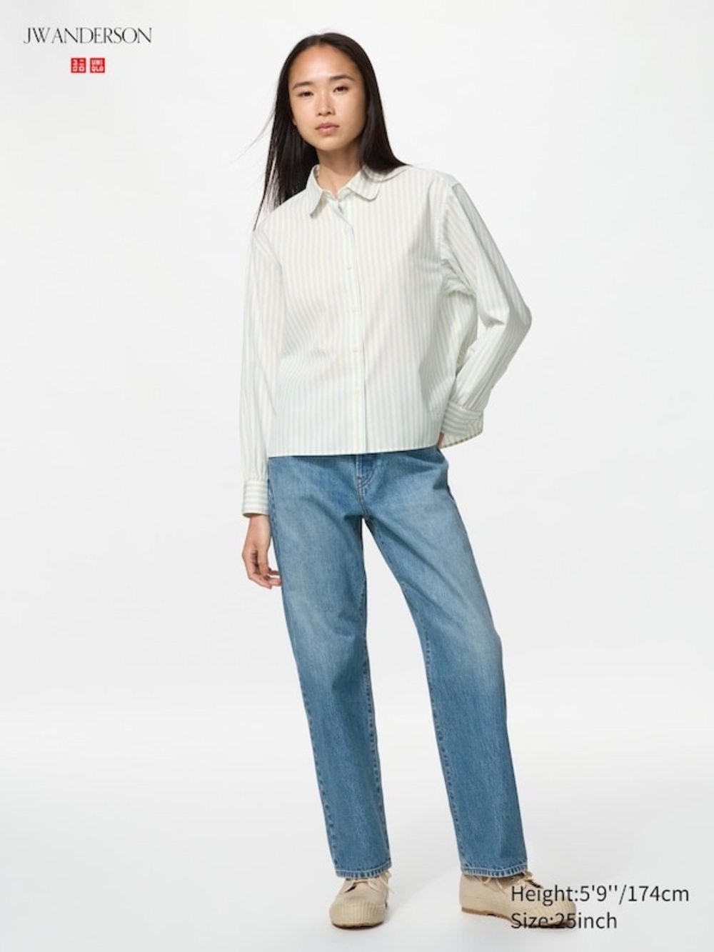 JW ANDERSON Classic Light Blue Straight-Leg Jeans